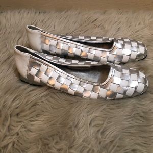 Retro Sebastino Basket weave Leather Shoes
